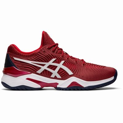 Férfi Asics Court FF Novak Teniszcipő AS7419065 Bordó/Fehér